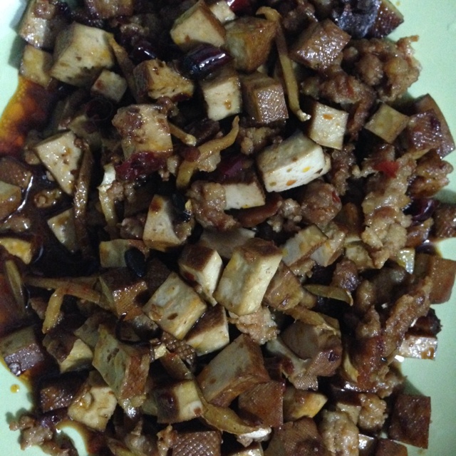 下饭神器---老干妈炒香干