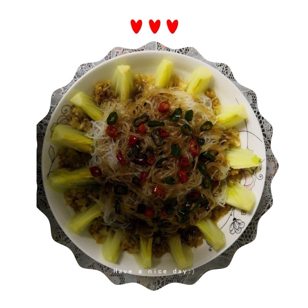 蒜蓉粉丝娃娃菜