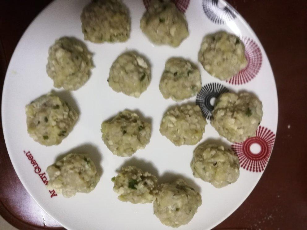 宝宝辅食之豆腐肉丸