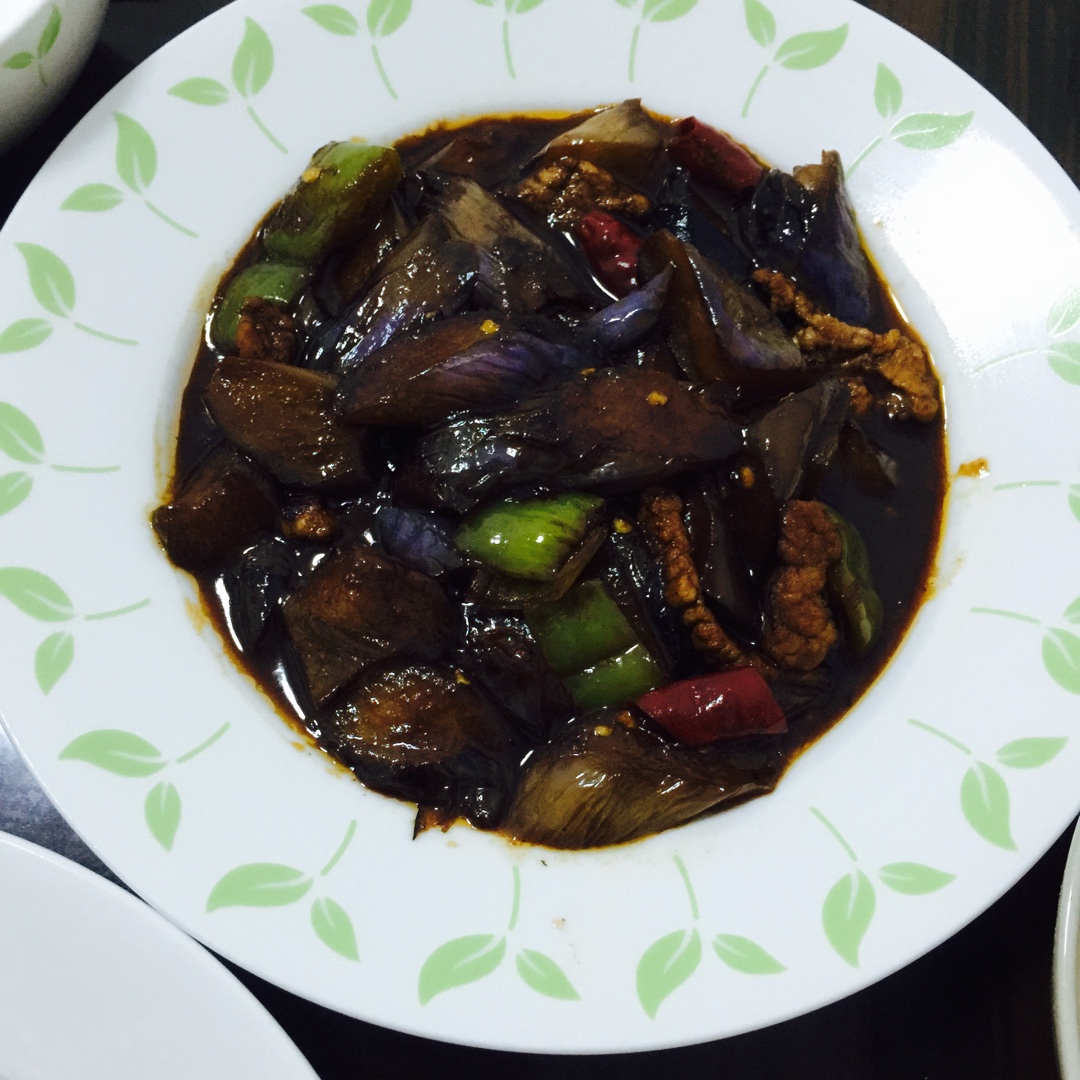 酱爆肉末茄子