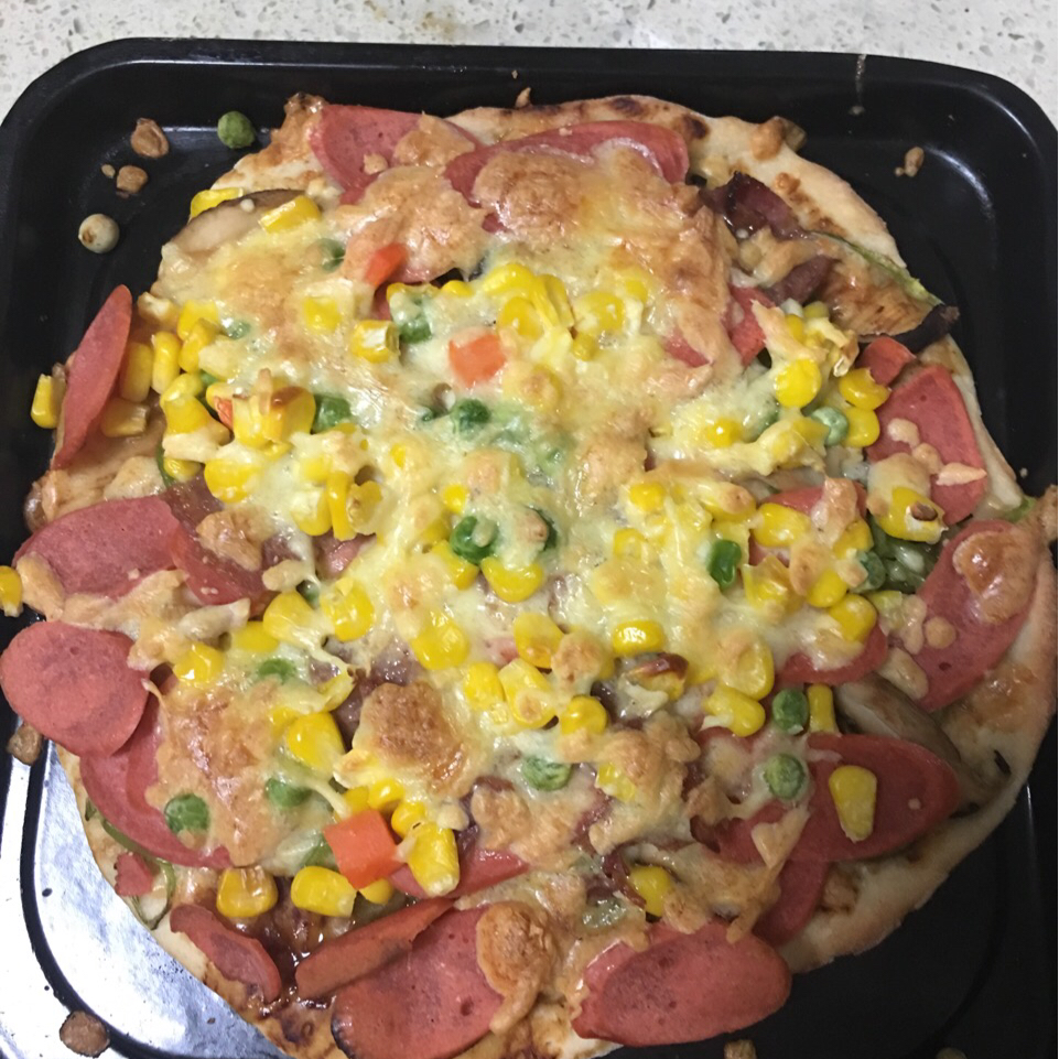 培根火腿披萨