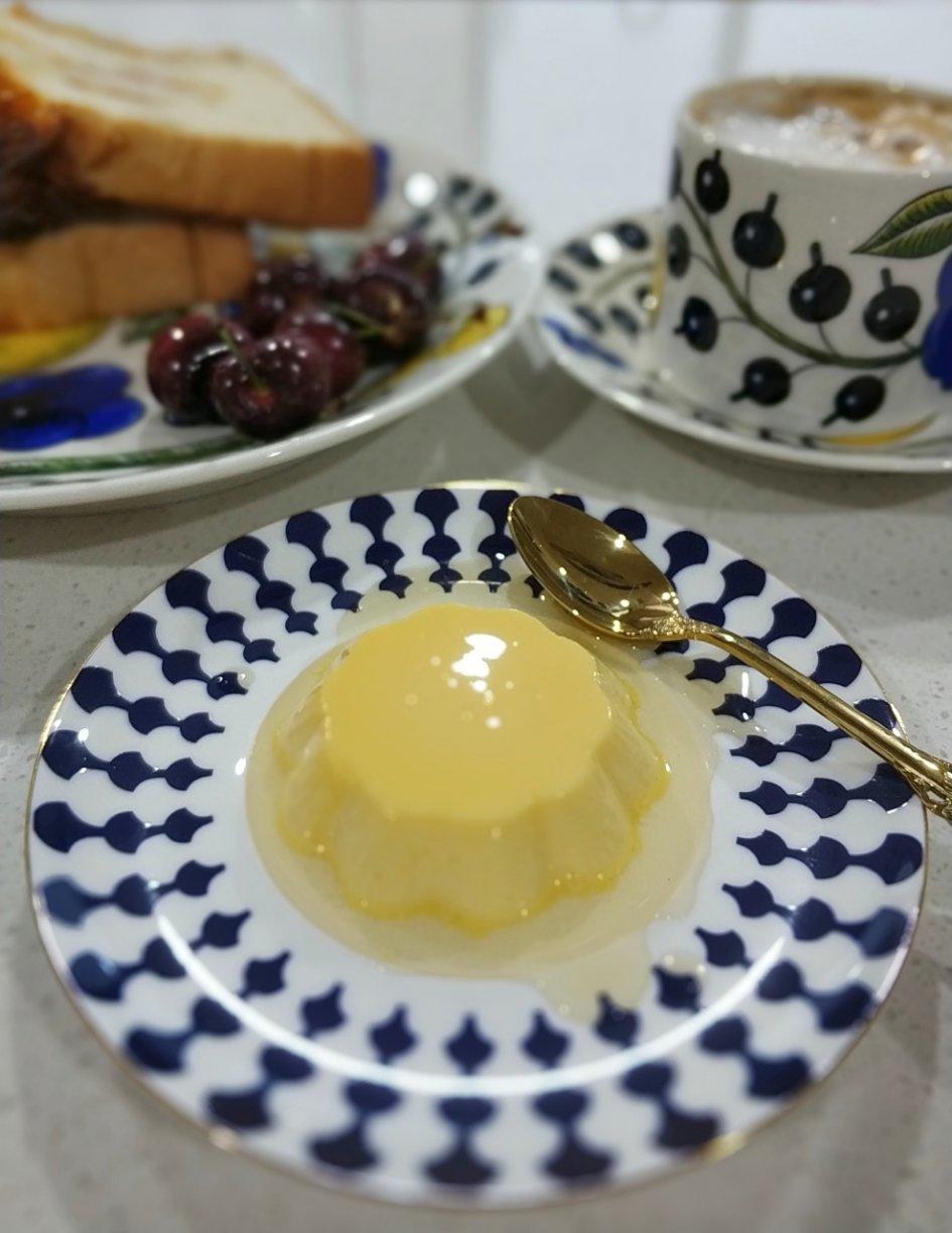 超简易滑又弹的鸡蛋布丁Custard Pudding(详细教程)