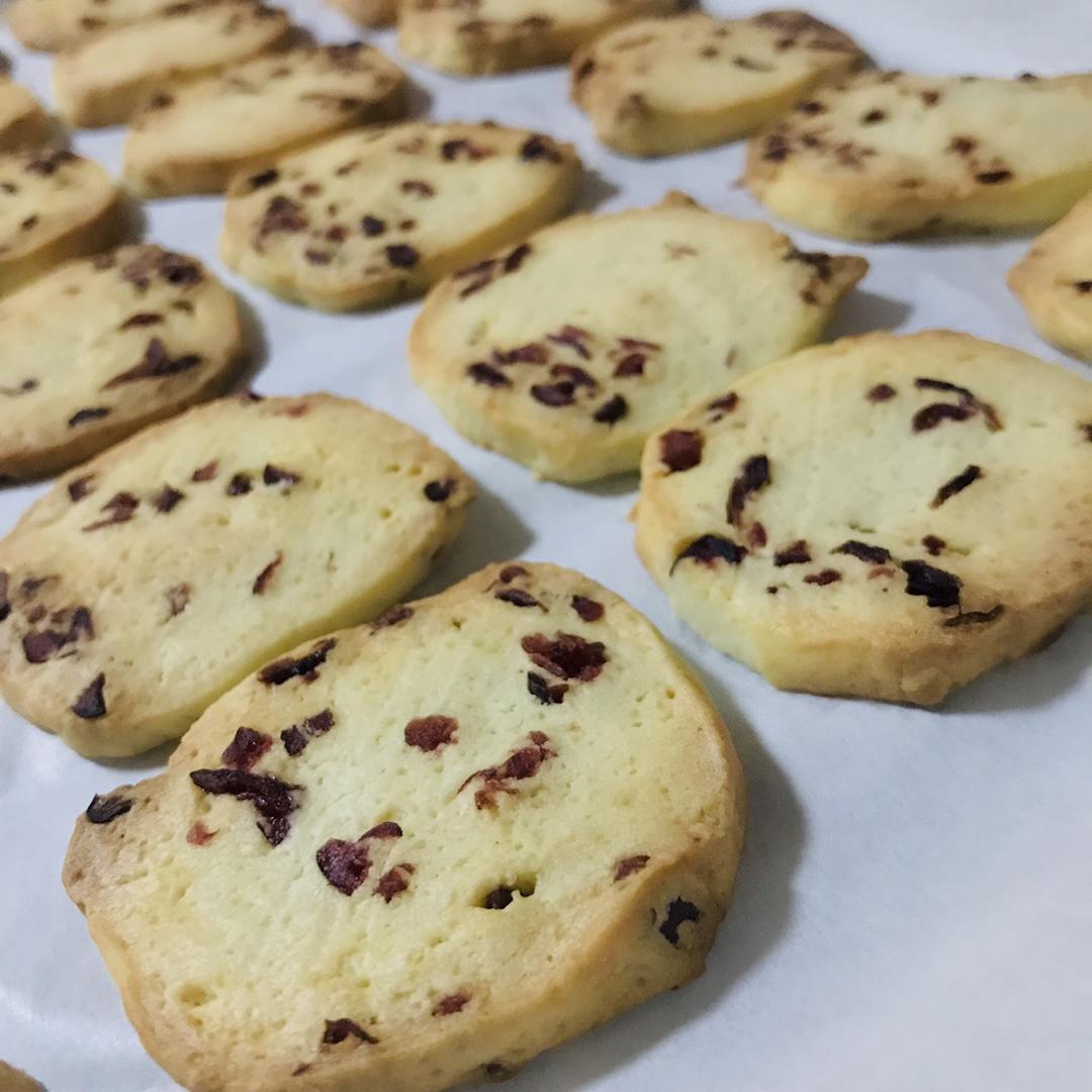 低糖少油版蔓越莓饼干