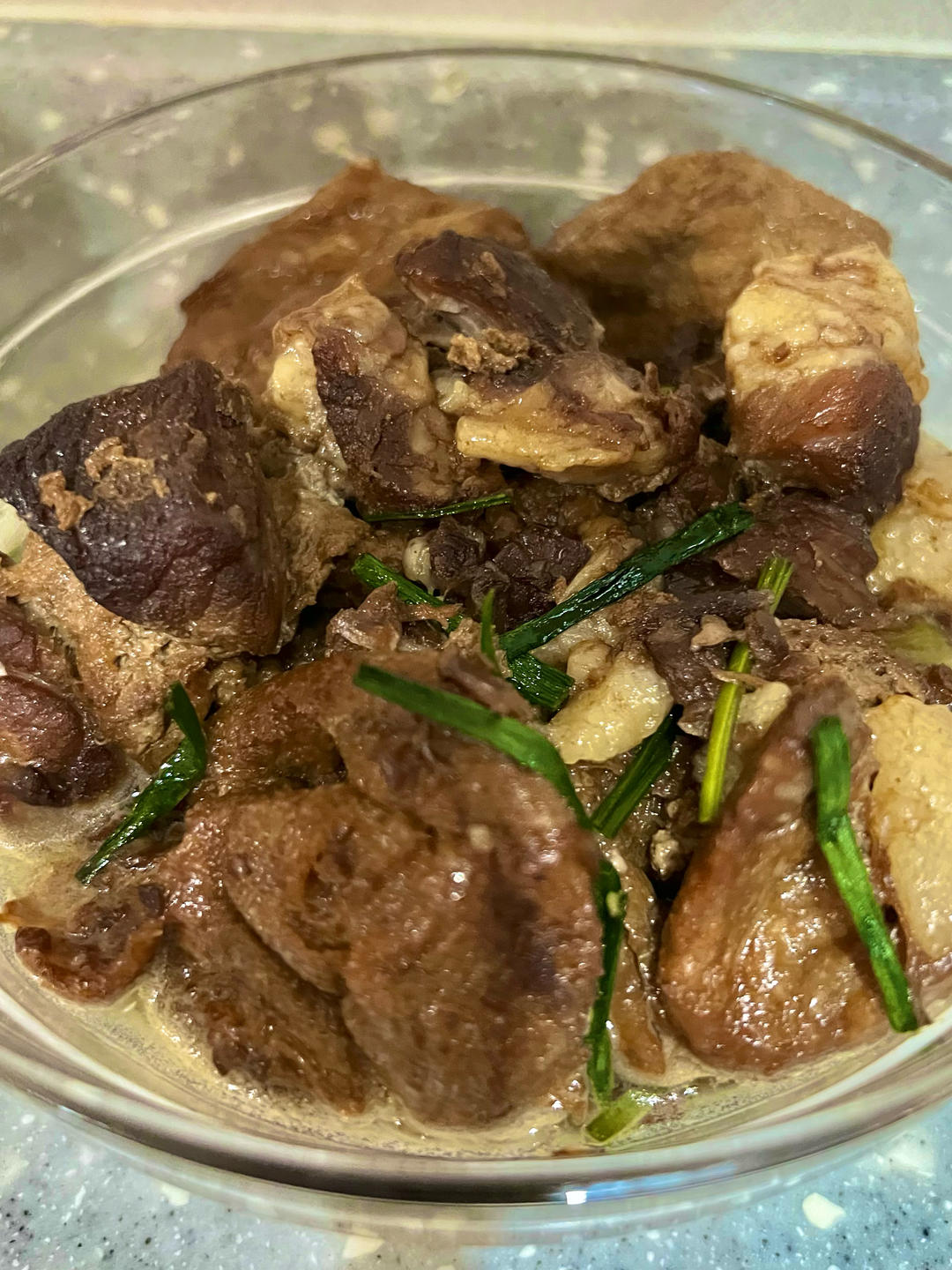 奶奶油豆腐烧肉