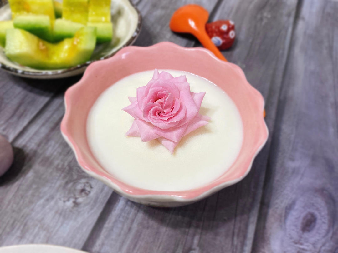 黄磊向往的生活同款桃花撞奶