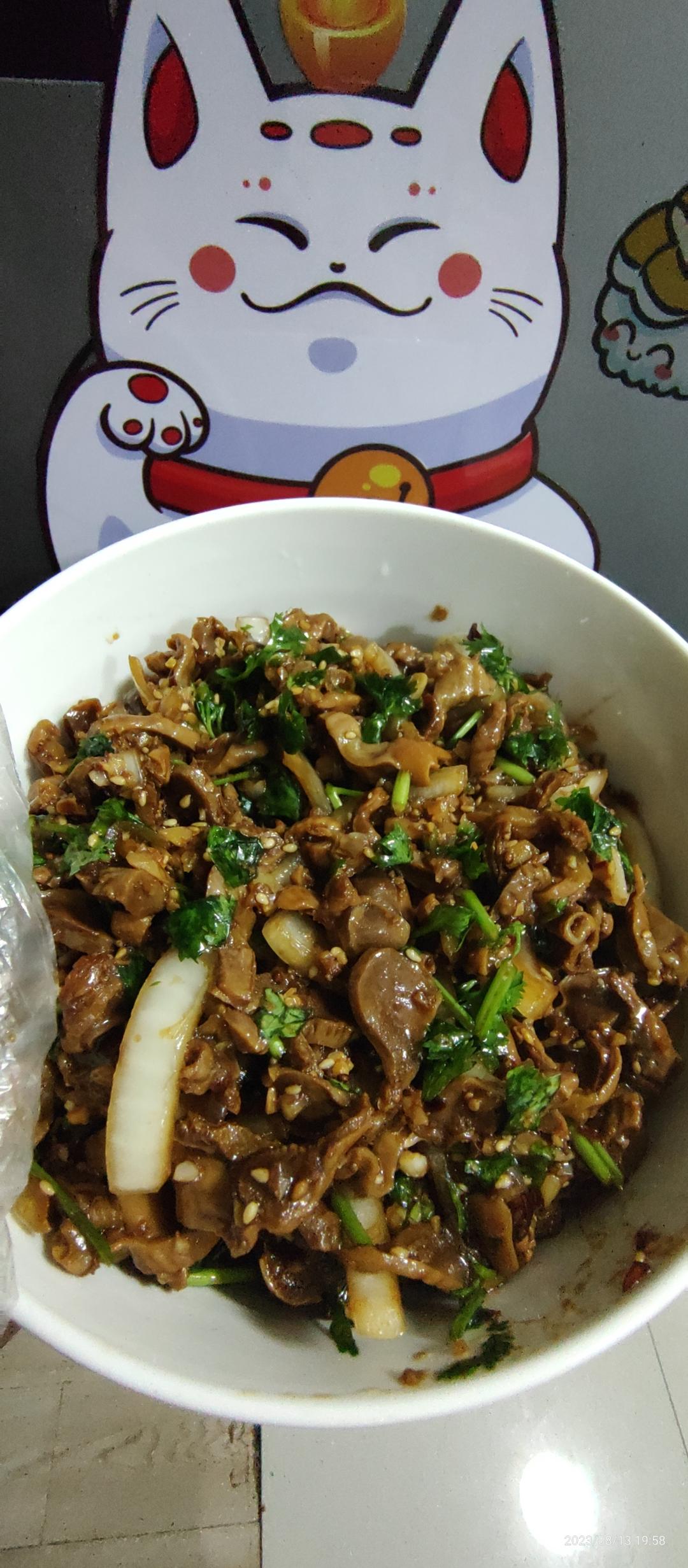 三碗米饭还不够❗️酸辣过瘾的凉拌鸡胗