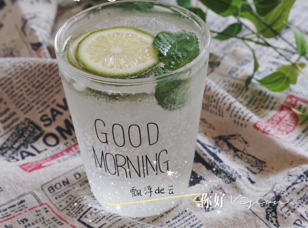 夏日限定冰饮～雪碧薄荷柠檬饮