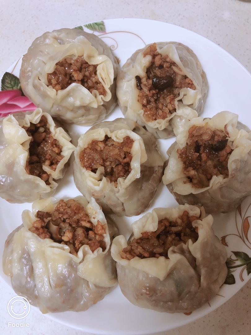 【蛋黄肉松烧卖×糯米猪肉烧卖】