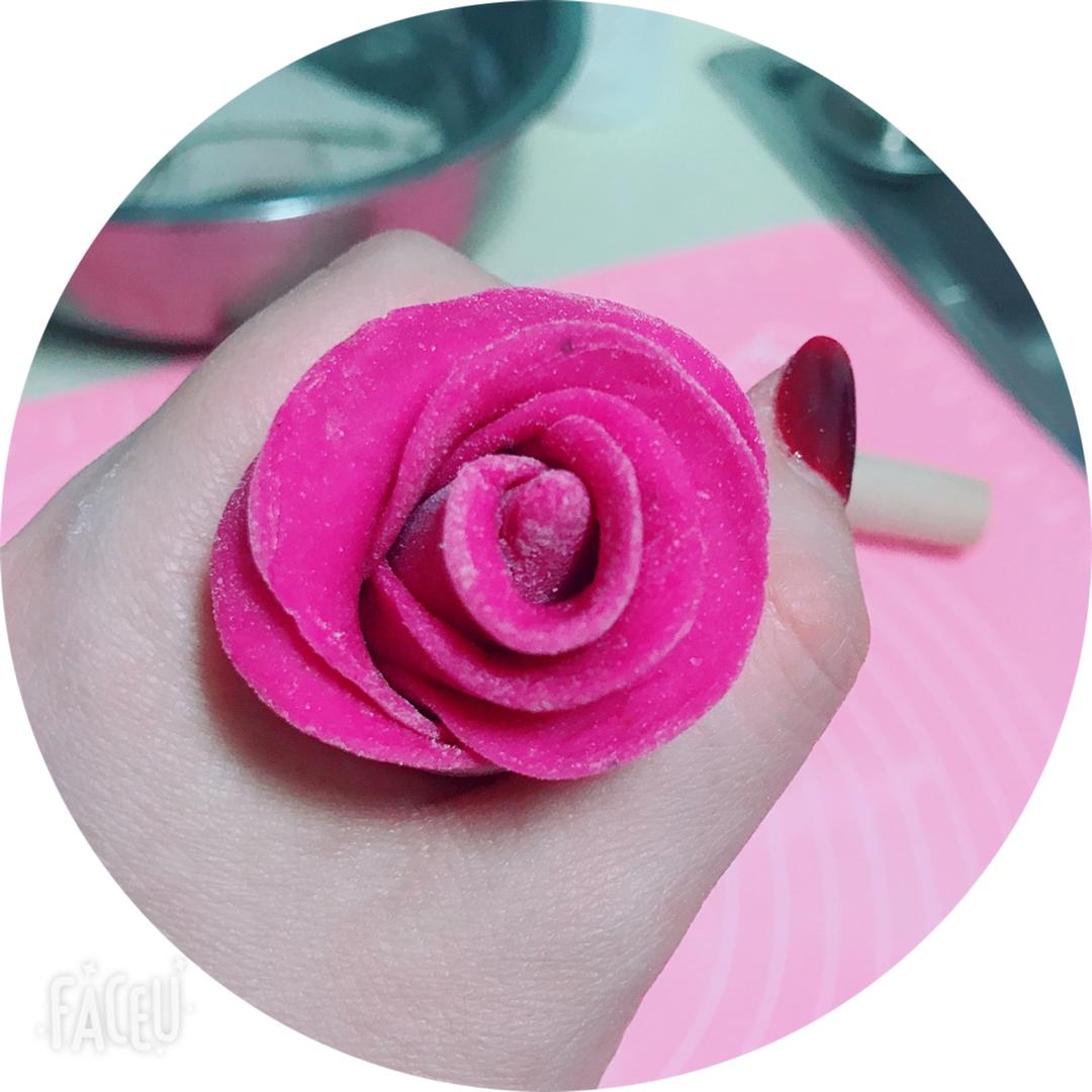玫瑰花馒头