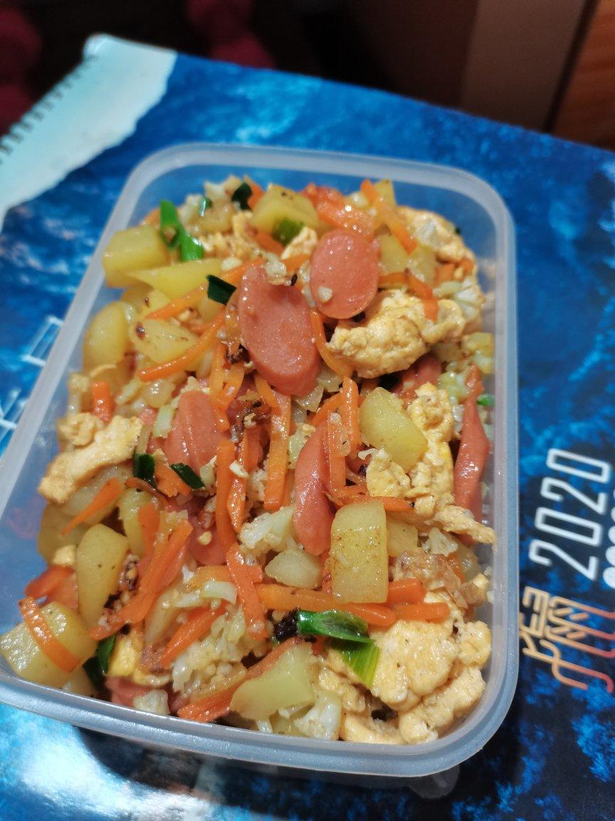 创意减脂餐：减脂花菜炒饭