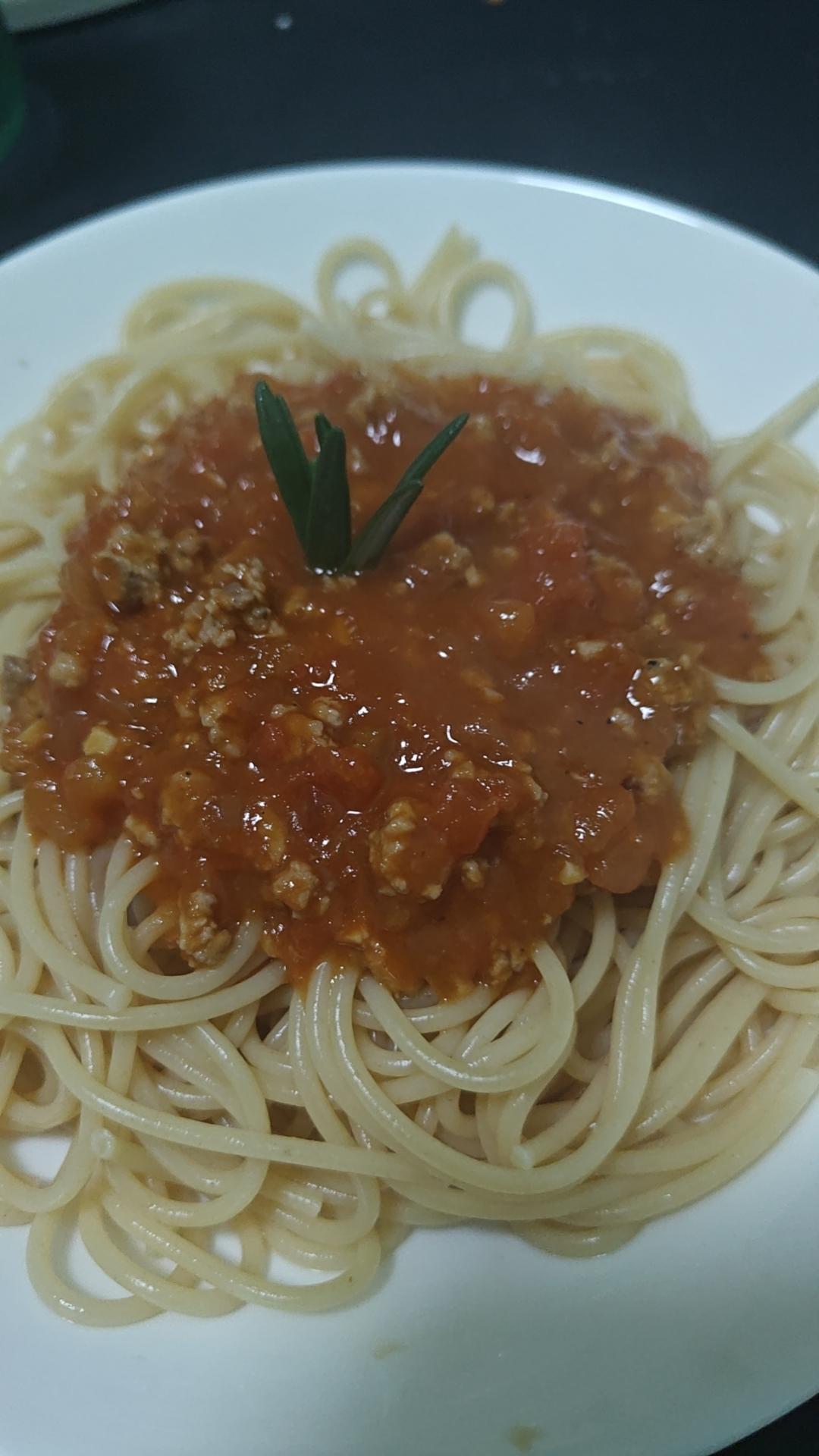 番茄肉酱意面
