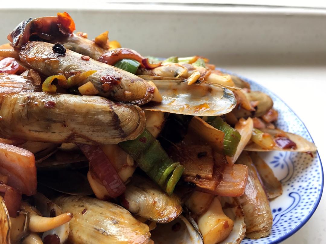 爆炒蛏子