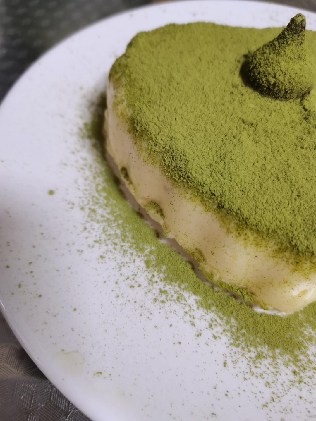 抹茶牛奶布丁
