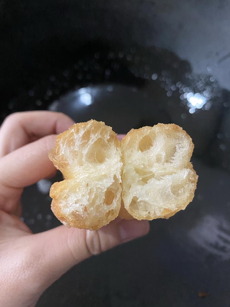 自制无泡打粉油条