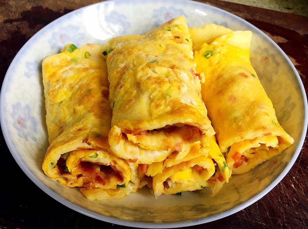 葱花蛋饼（快手营养早餐）