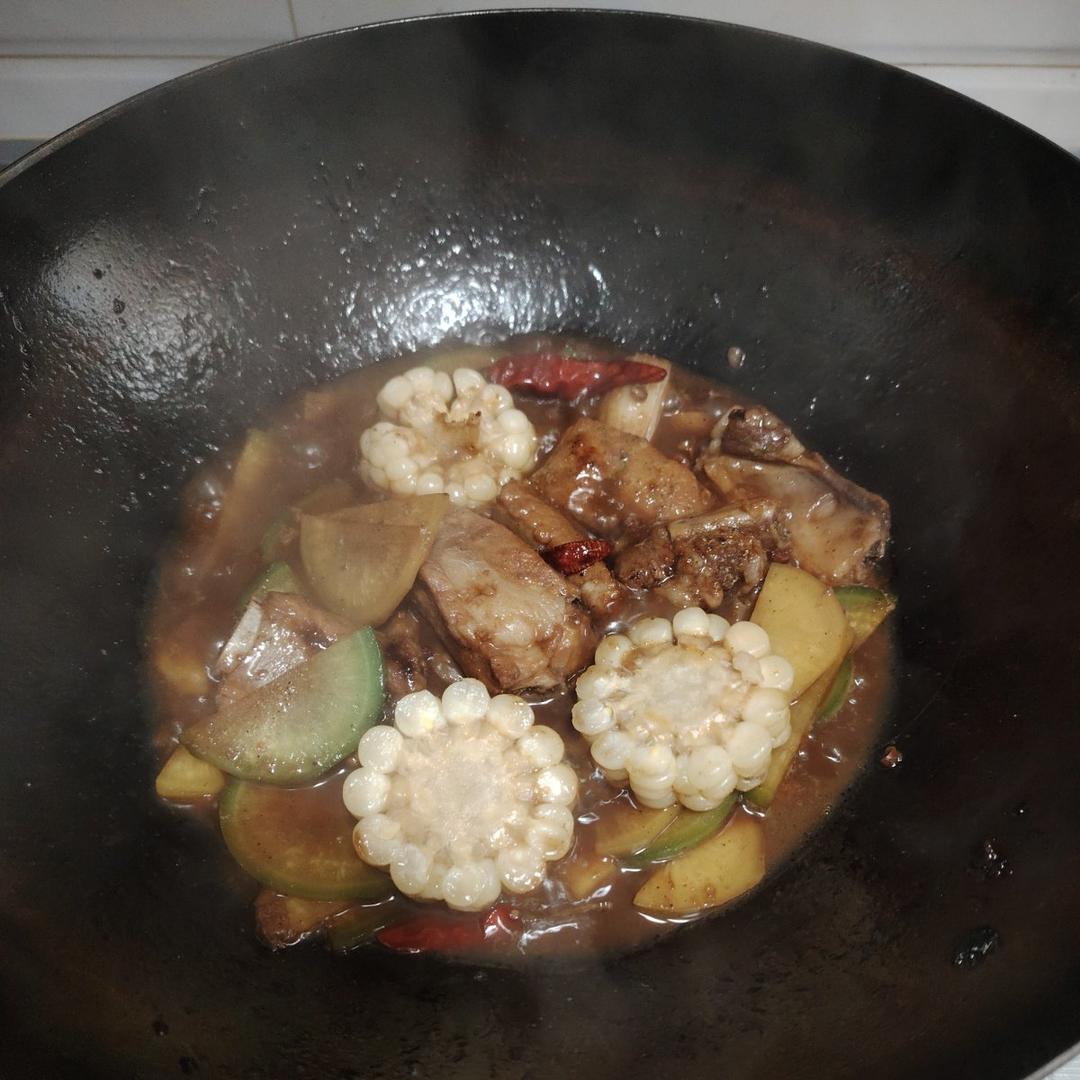 红烧排骨炖萝卜