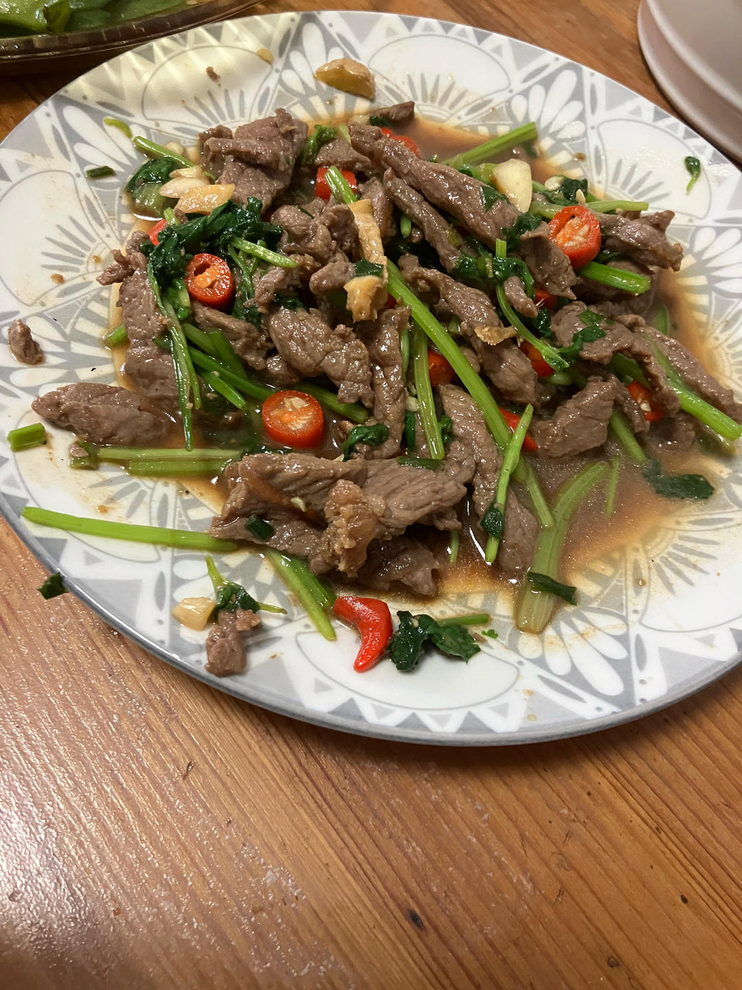 香菜牛肉