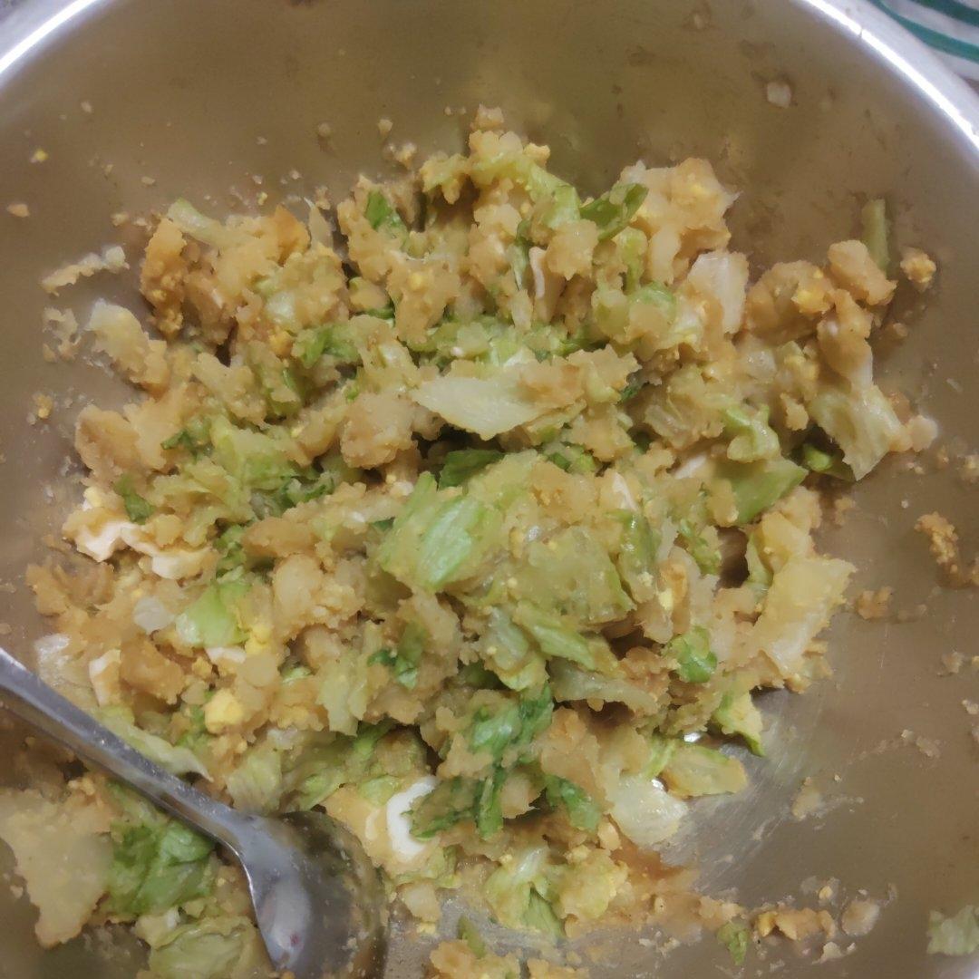 土豆 鸡蛋 生菜 沙拉