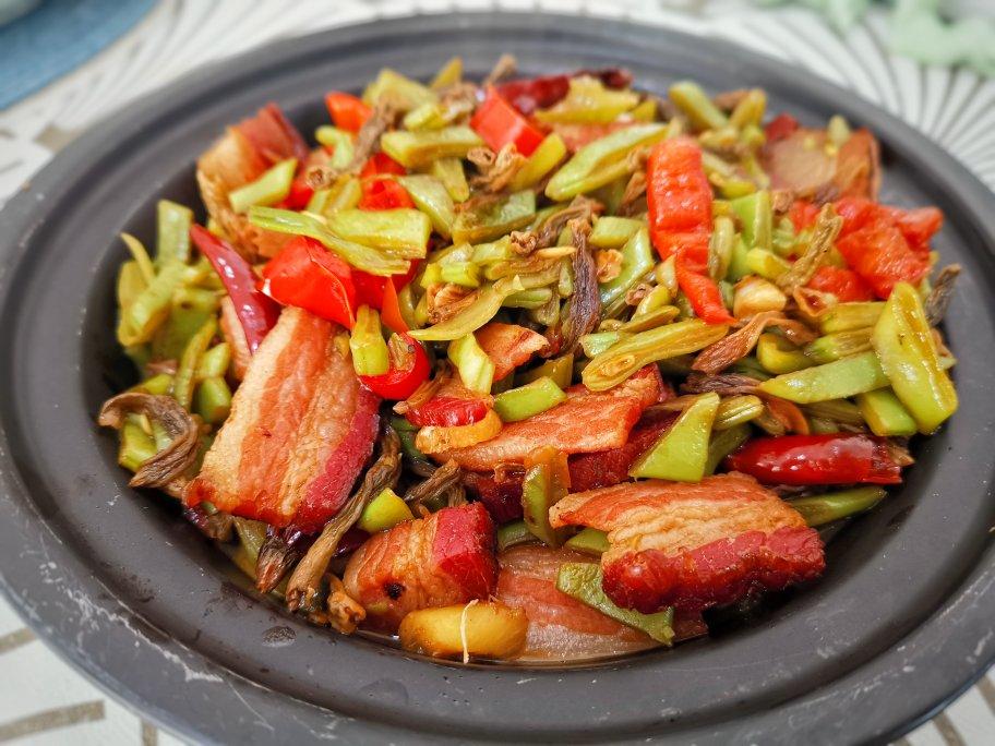 豆角炒腊肉