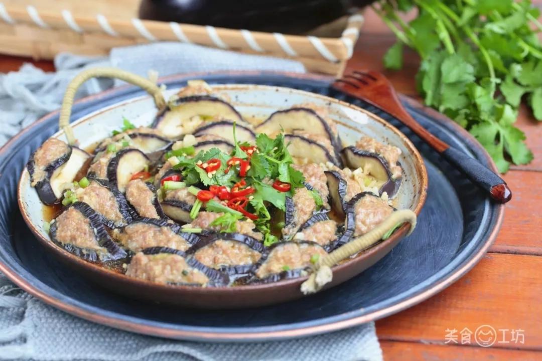 花开富贵茄子-茄子与肉的完美结合！的做法