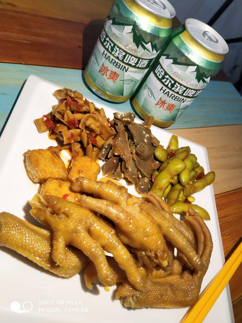 凉拌鸭胗