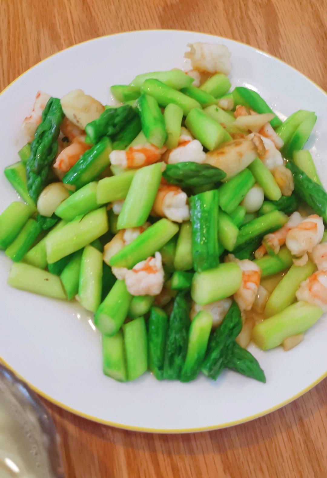 虾仁芦笋（清甜如初夏）