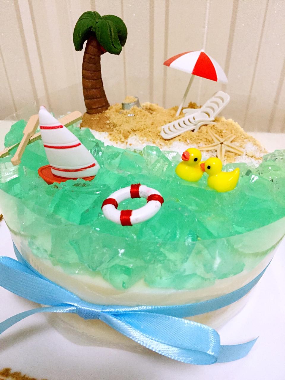 海洋酸奶慕斯蛋糕