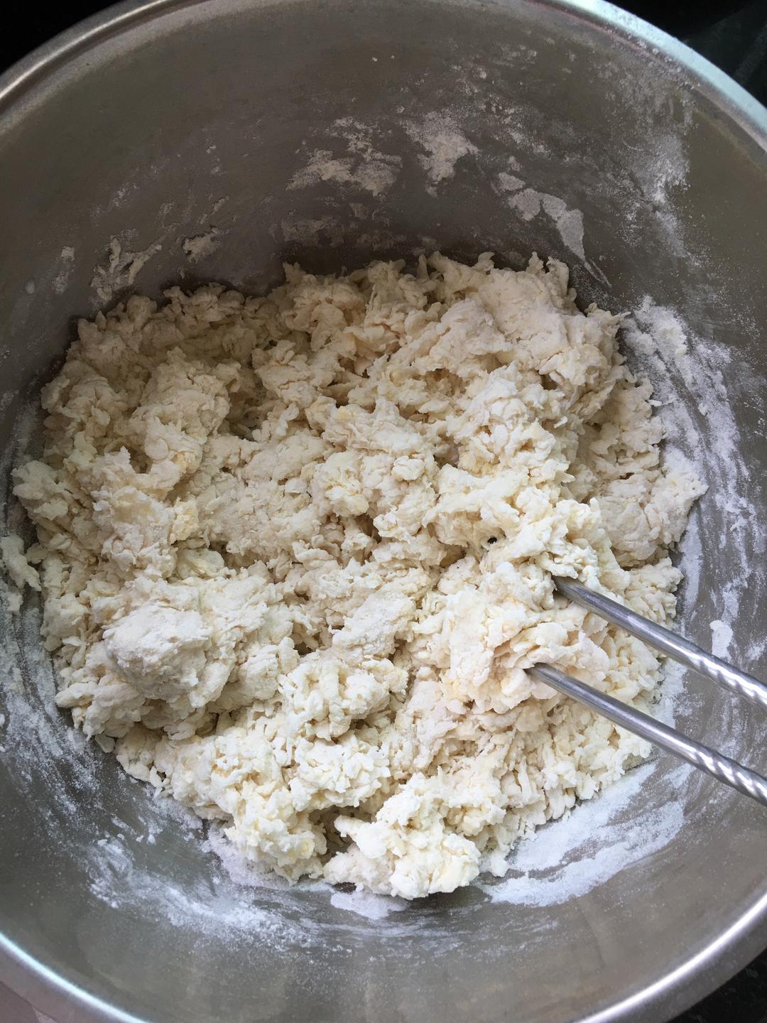 一次发酵༄「奶香发面小饼」༄的做法 步骤3