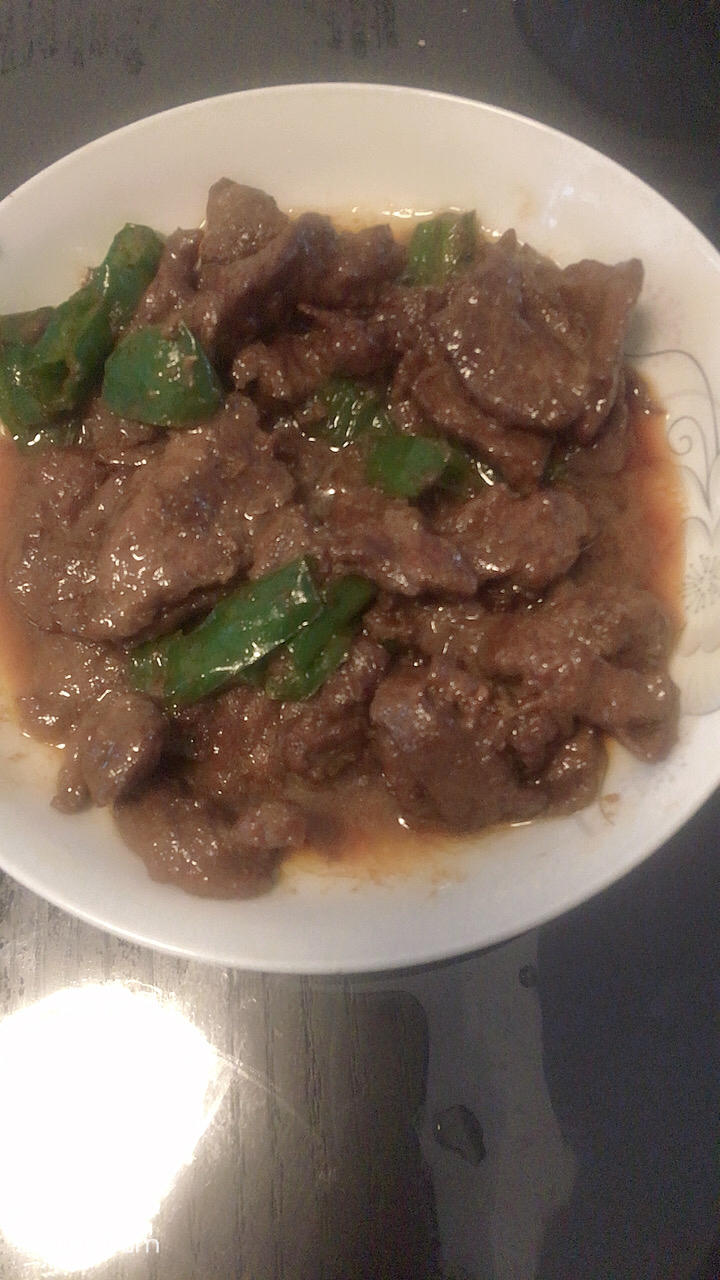 下饭神器蚝油青椒牛肉片