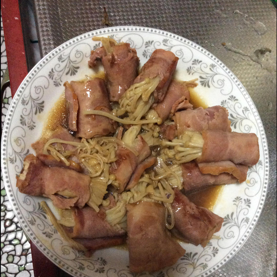 金针菇培根卷