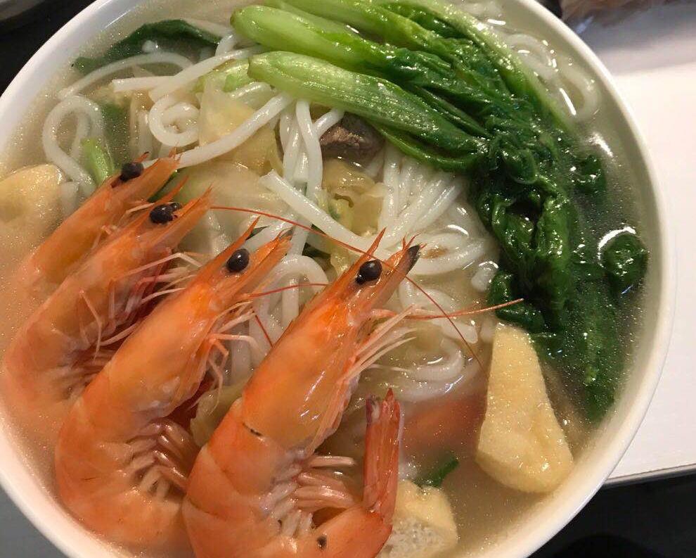鲜虾米粉