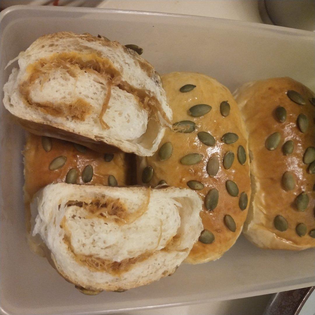 肉松沙拉酱面包（65度汤种）