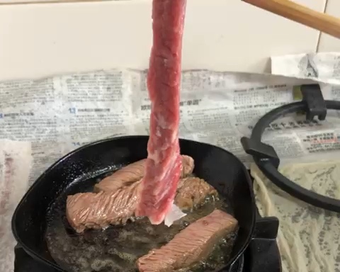 煎烤牛肉平底铁锅版