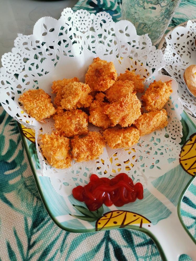 烤箱版无油鸡米花的做法