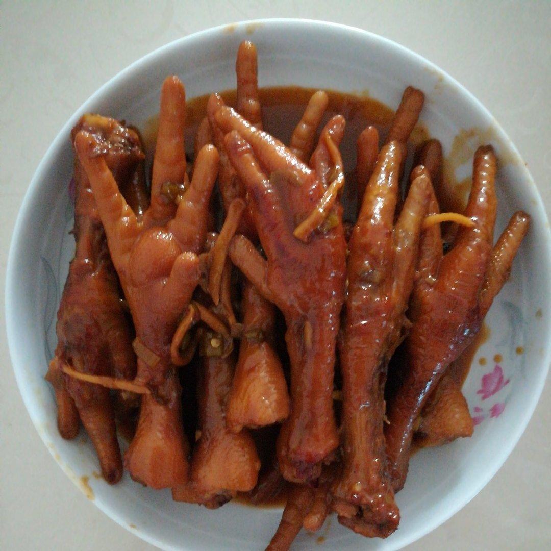 香辣烧鸡爪