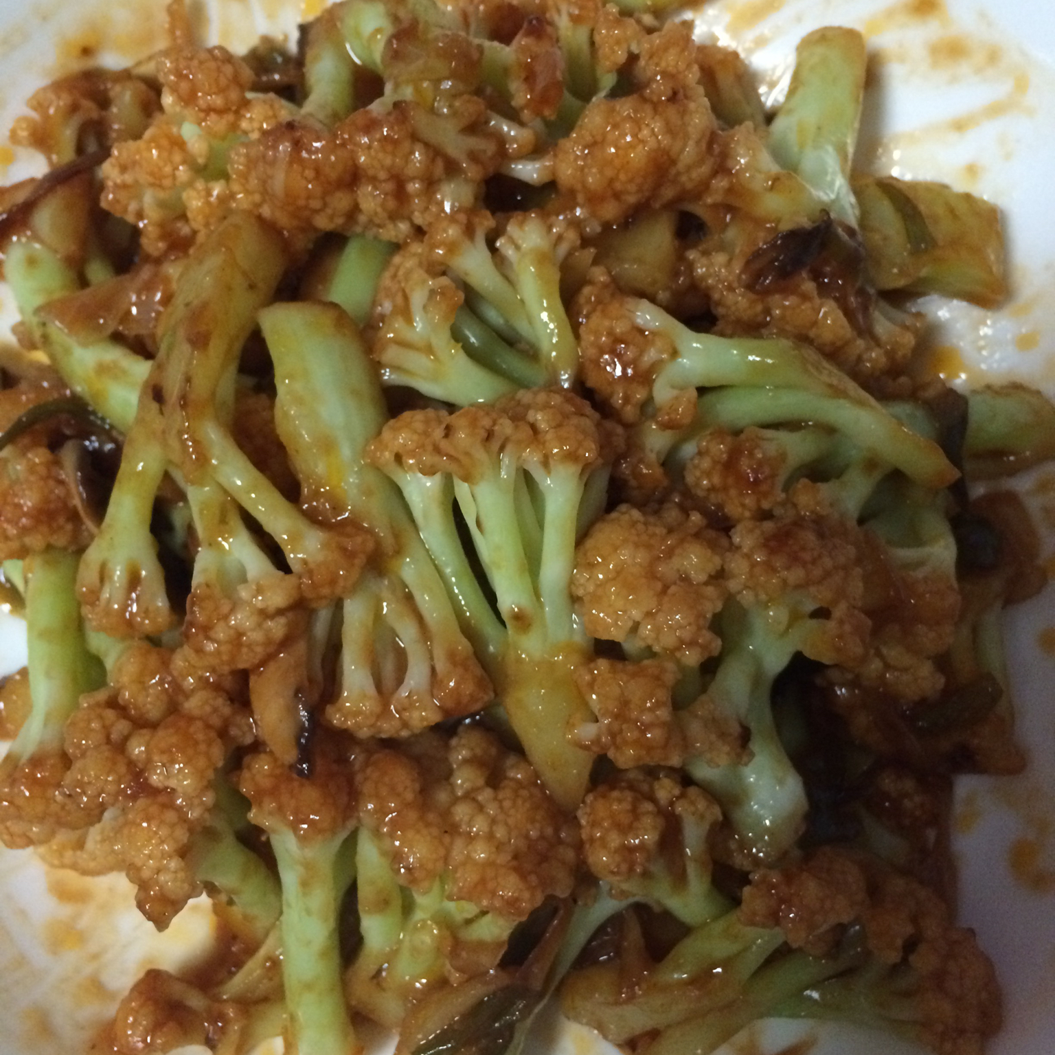 番茄酱焖菜花
