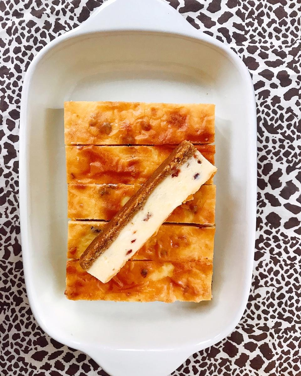 Kiri奶油芝士食谱-蔓越莓芝士条