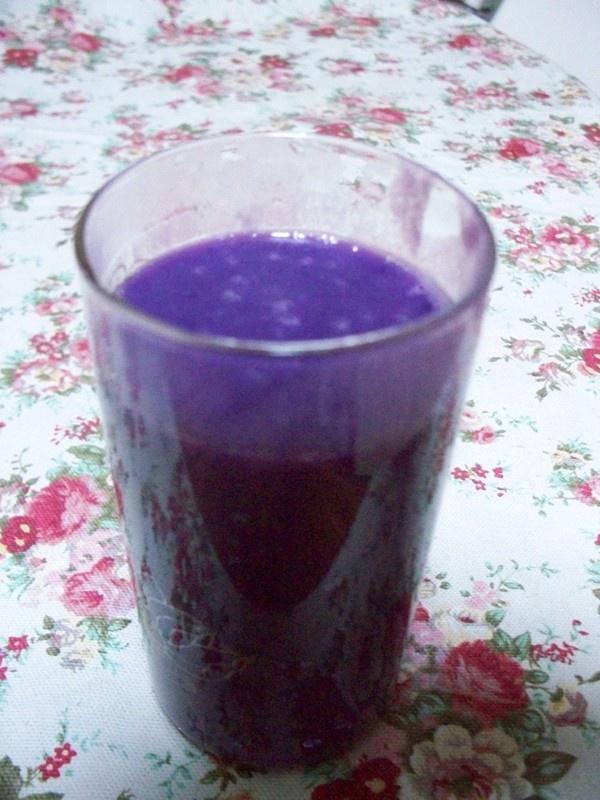 紫薯汁的做法