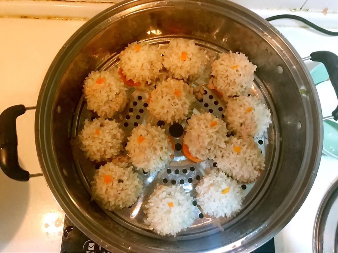 蒸糯米丸子
