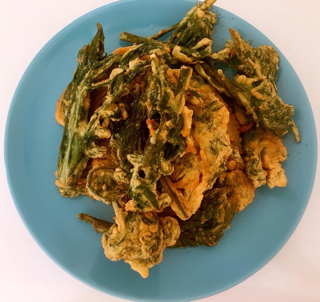 椒盐脆皮香椿鱼