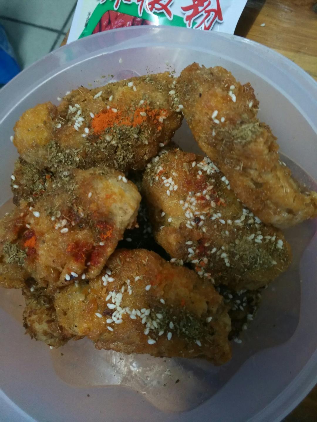 香脆辣味炸鸡翅