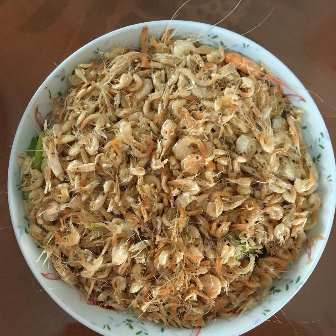 小河虾炒韭菜