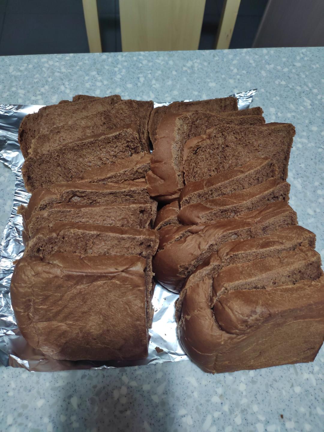 三倍浓郁的巧克力吐司