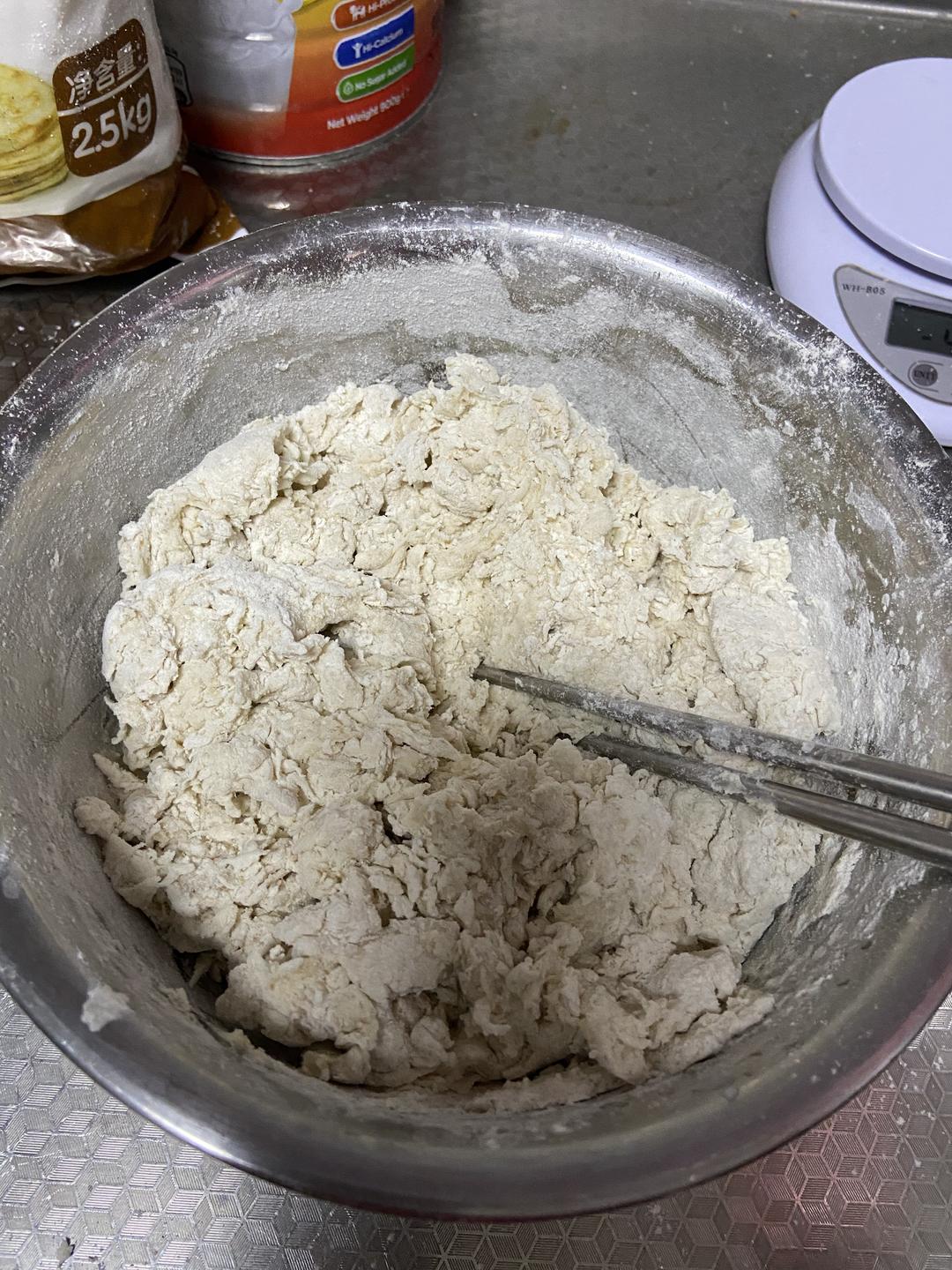 纯奶手撕吐司的做法 步骤1