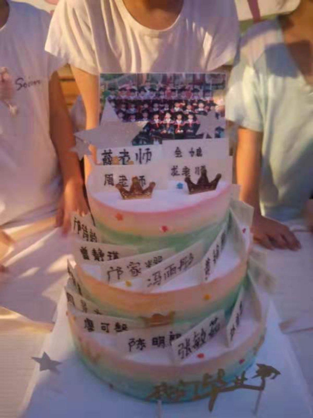 记录自己的蛋糕成长过程