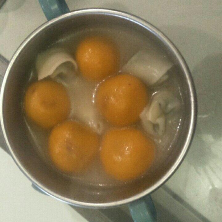 南瓜汤圆