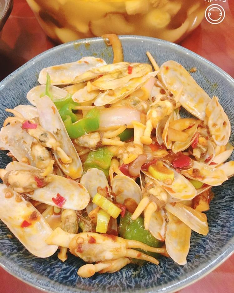 绝味爆炒蛏子（好吃到流泪）