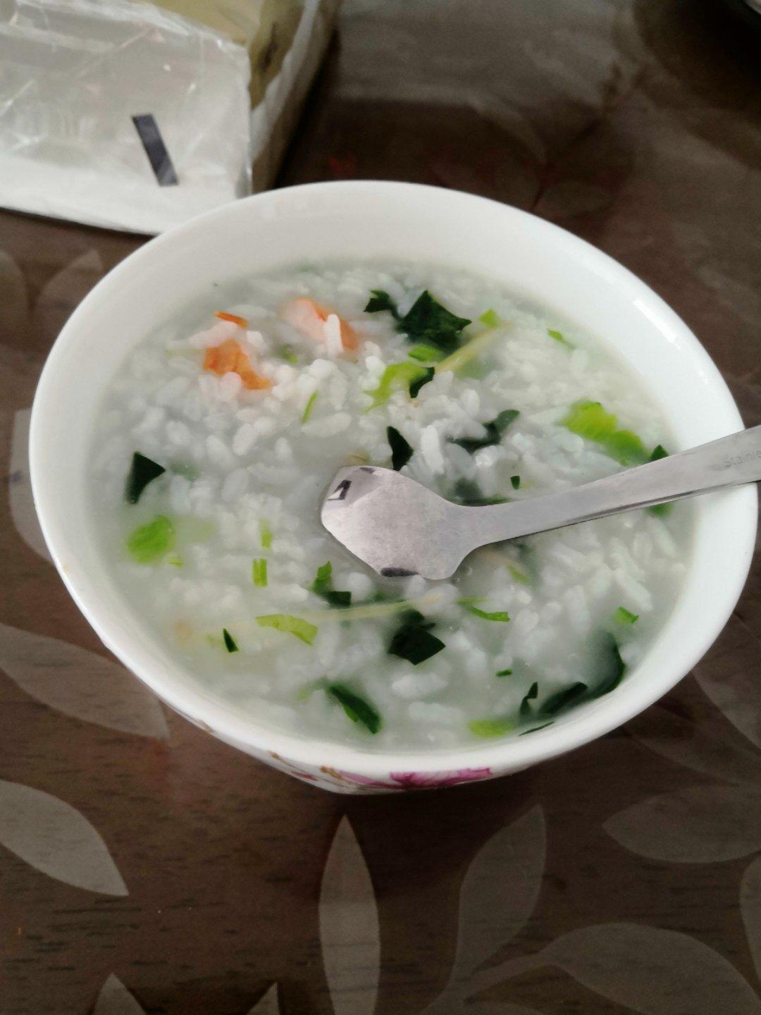 鲜虾香芹粥