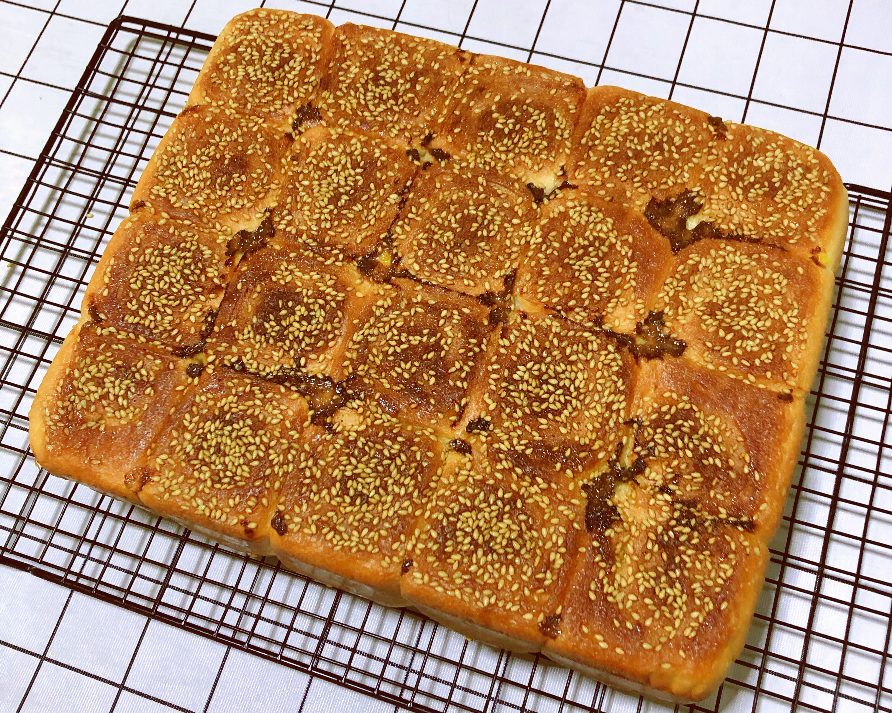 蜂蜜脆底小面包（一次发酵）的做法 步骤9