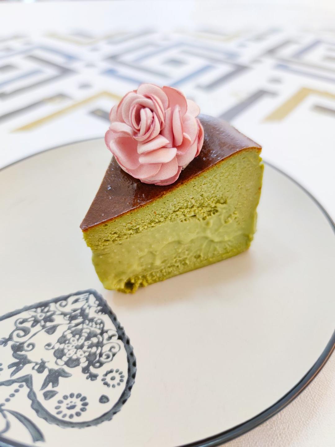 流心抹茶巴斯克芝士蛋糕
